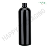 BLACK ROUND PET BOTTLE