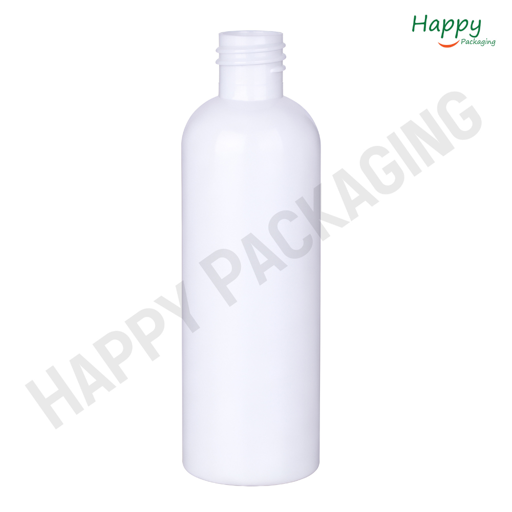 MILKY WHITE ROUND PET BOTTLE