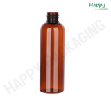 AMBER ROUND PET BOTTLE