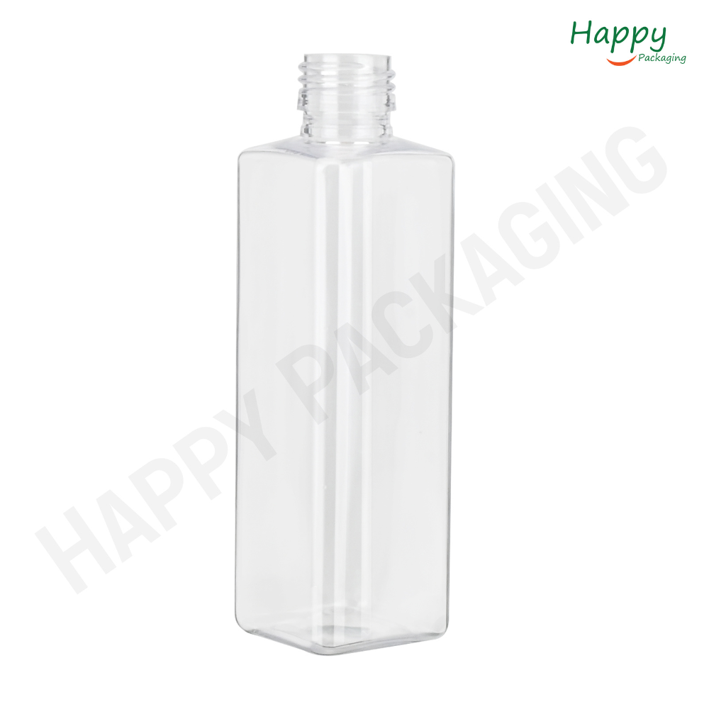 CLEAR SQUARE PET BOTTLE