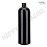 BLACK ROUND PET BOTTLE
