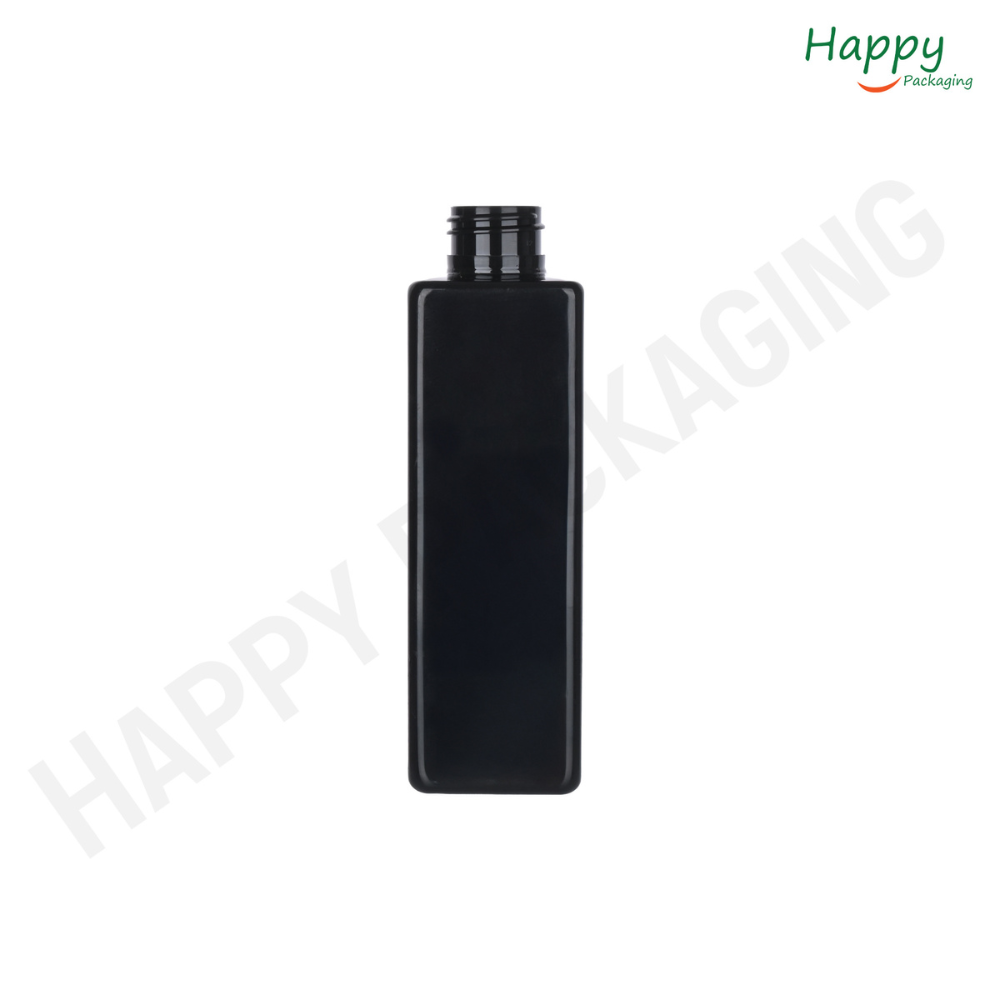 BLACK SQUARE PET BOTTLE