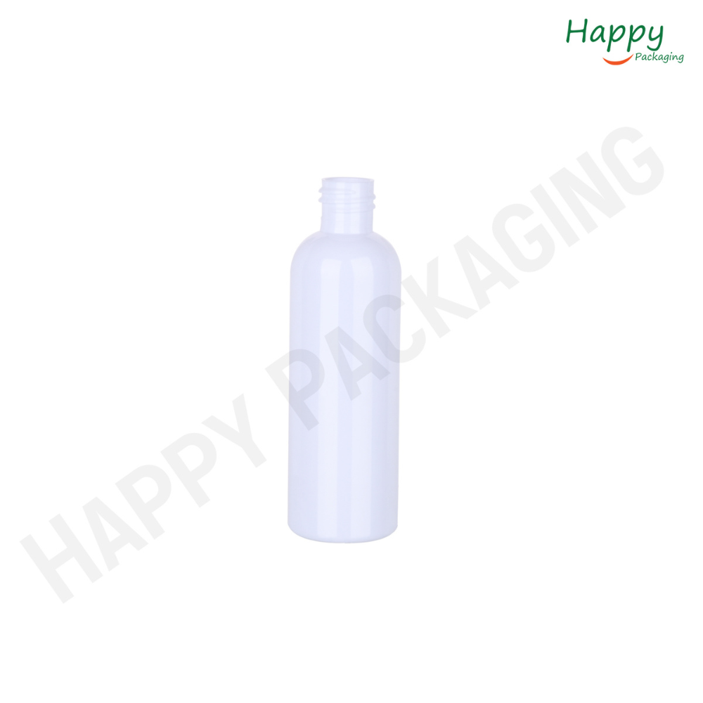 MILKY WHITE ROUND PET BOTTLE