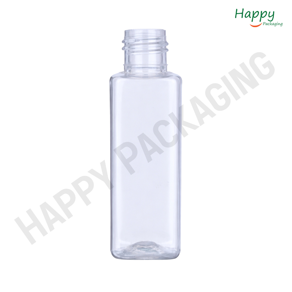CLEAR SQUARE PET BOTTLE