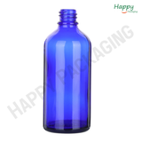 Blue Clear Dropper Glass bottle