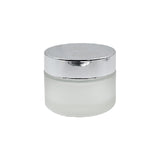 Clear Frosted Round Empty Glass Cosmetic Cream Container jar