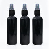 Black Round PET Bottle with Fine Black Mist Spray