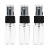 Clear Empty jli PET Round Bottles With Black Flip Top Cap