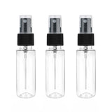 Clear Empty jli PET Round Bottles With Black Flip Top Cap