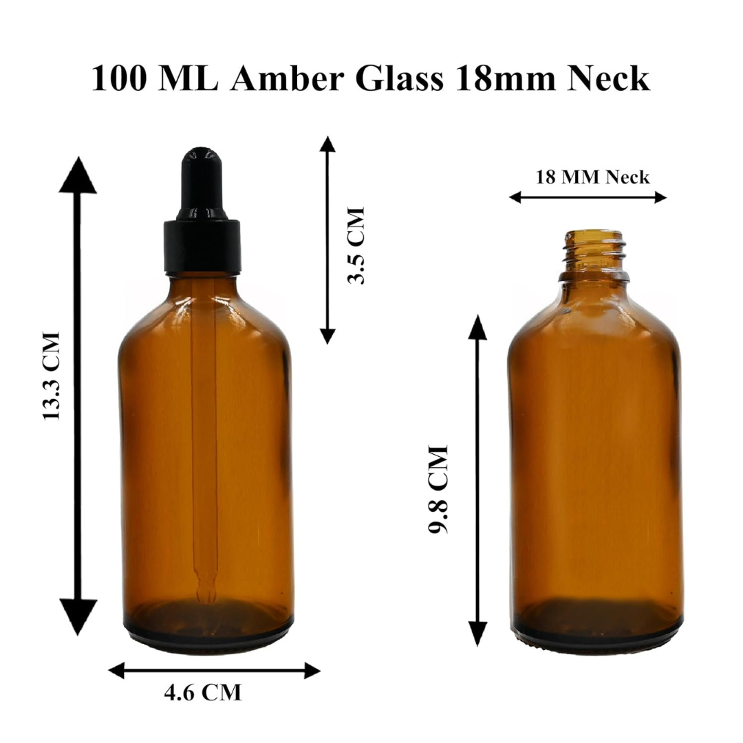 Amber Round Glass Dropper Bottle with Smooth Silicon Sleeve