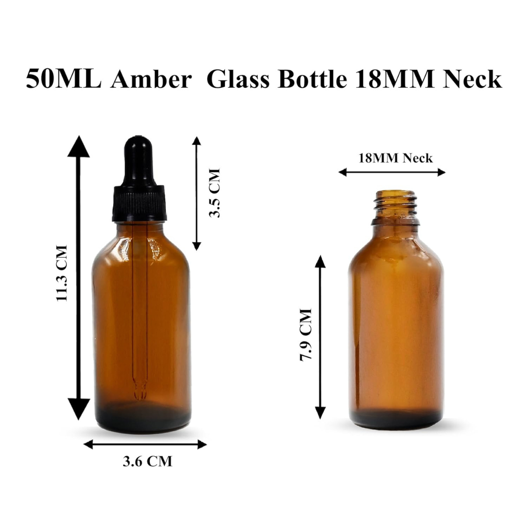 Amber Round Glass Dropper Bottle with Smooth Silicon Sleeve