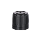 Black Ribbed Screw Cap for PET Bottles