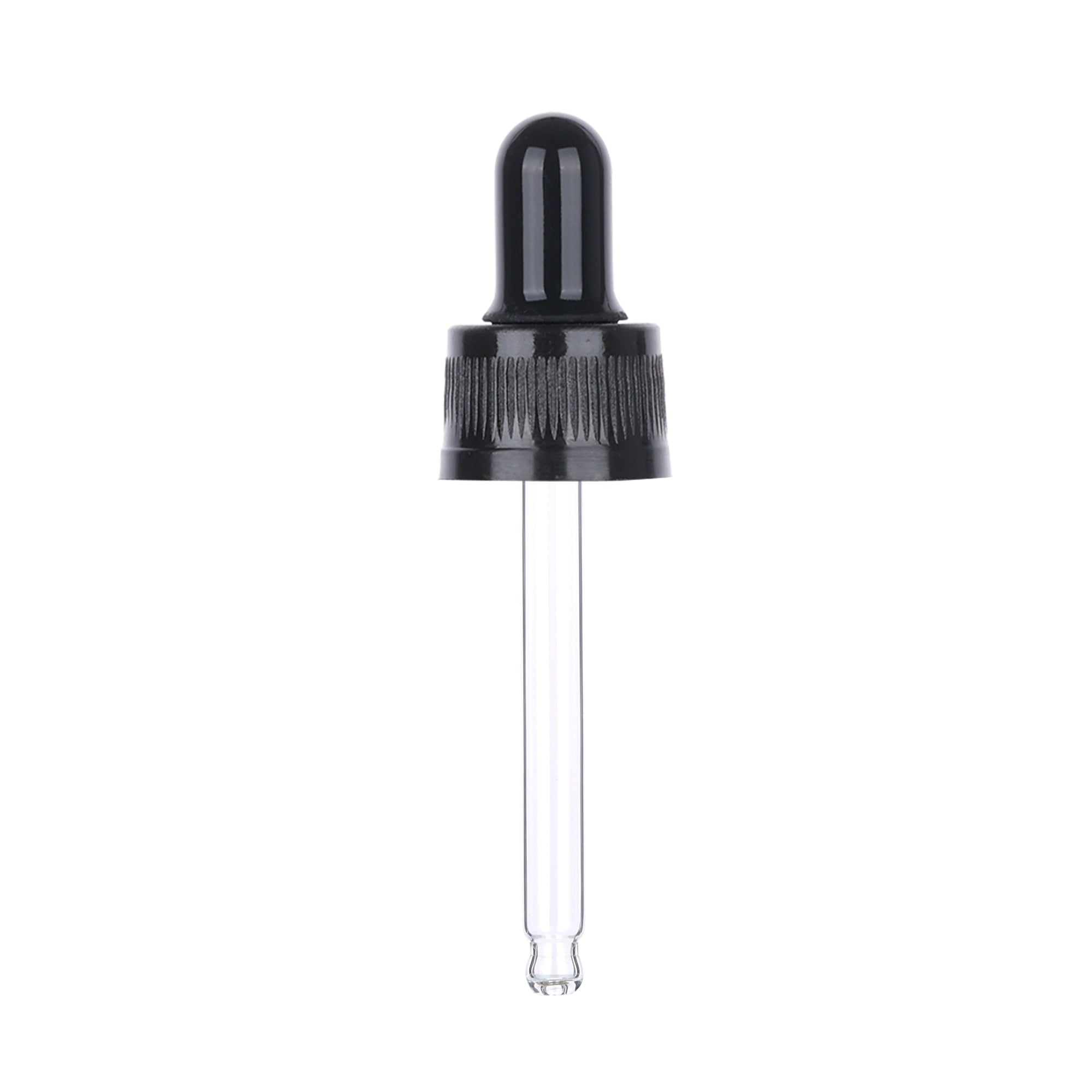 18mm Black knurling sleeve with black teet