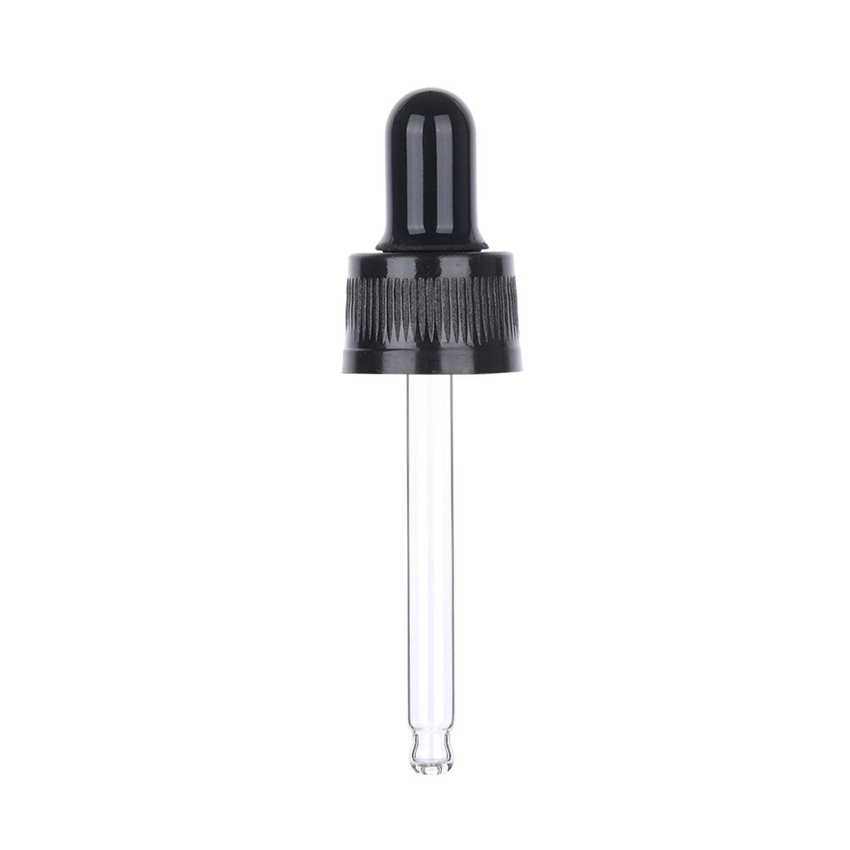 18mm Black knurling sleeve with black teet