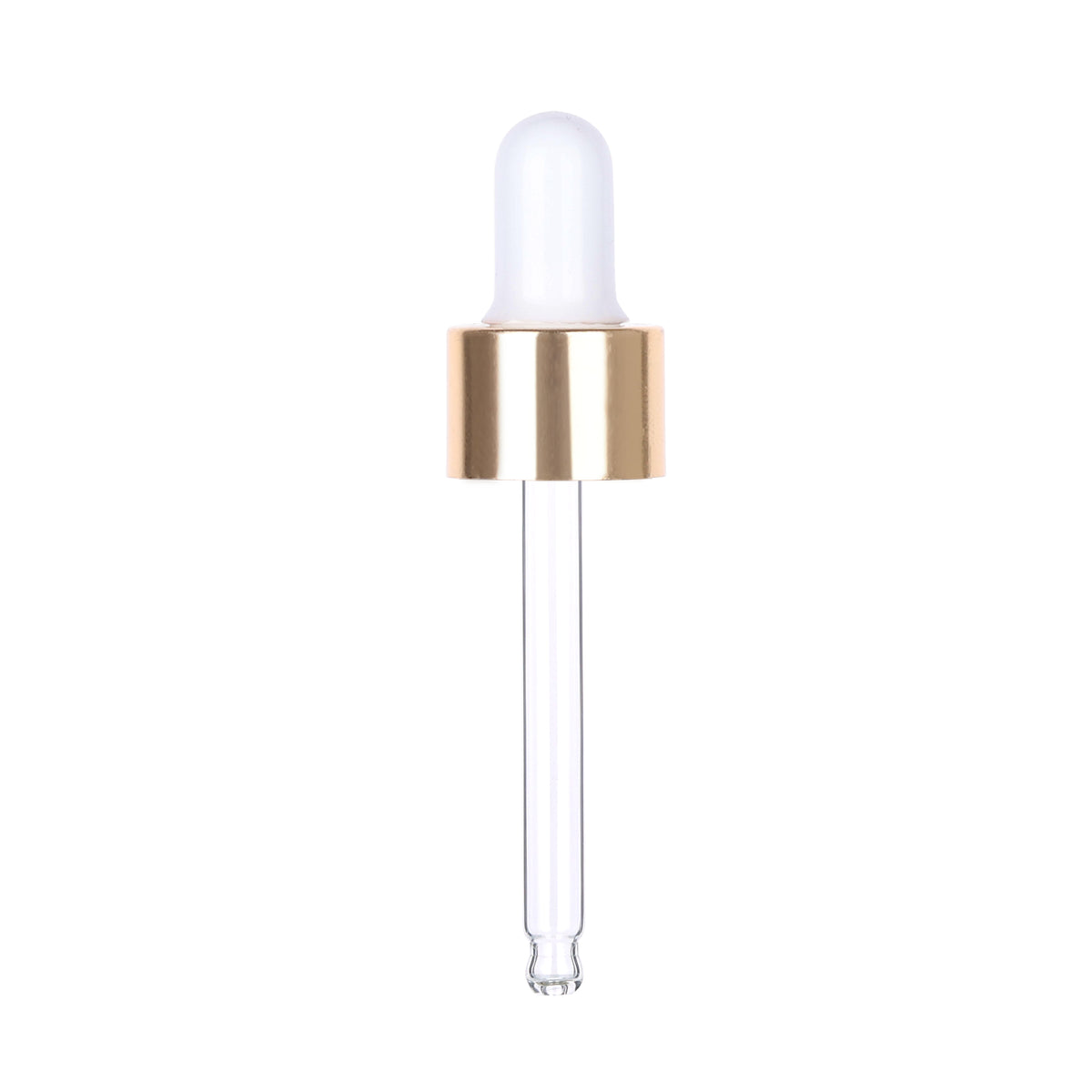 18mm Gold sleeve with white  teet