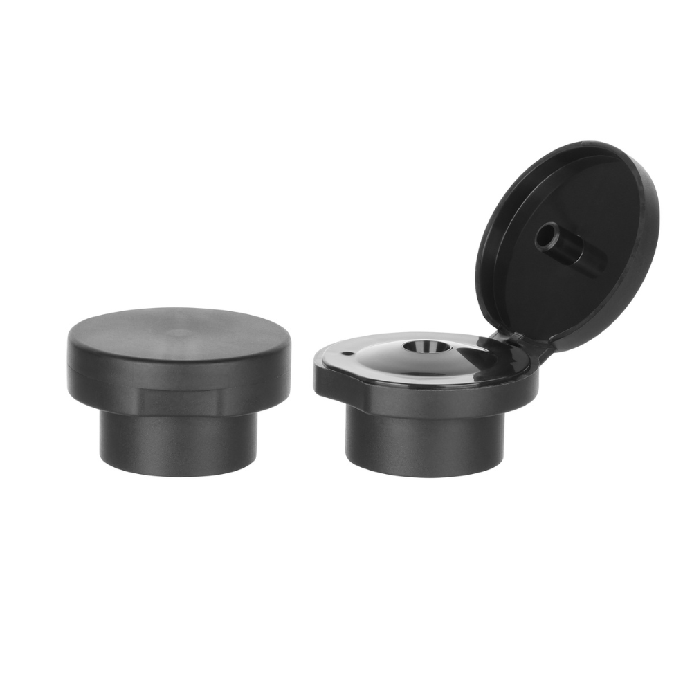 Matte Black Disc Top PET Bottle Cap