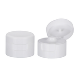 White Glossy Reinforced Flip-Top PET Bottle Caps