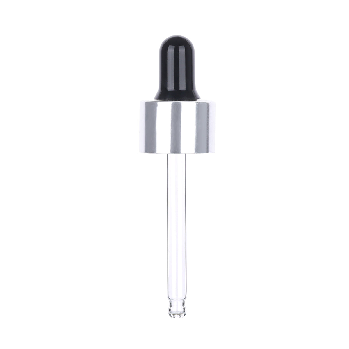 18mm silver sleeve with black teet