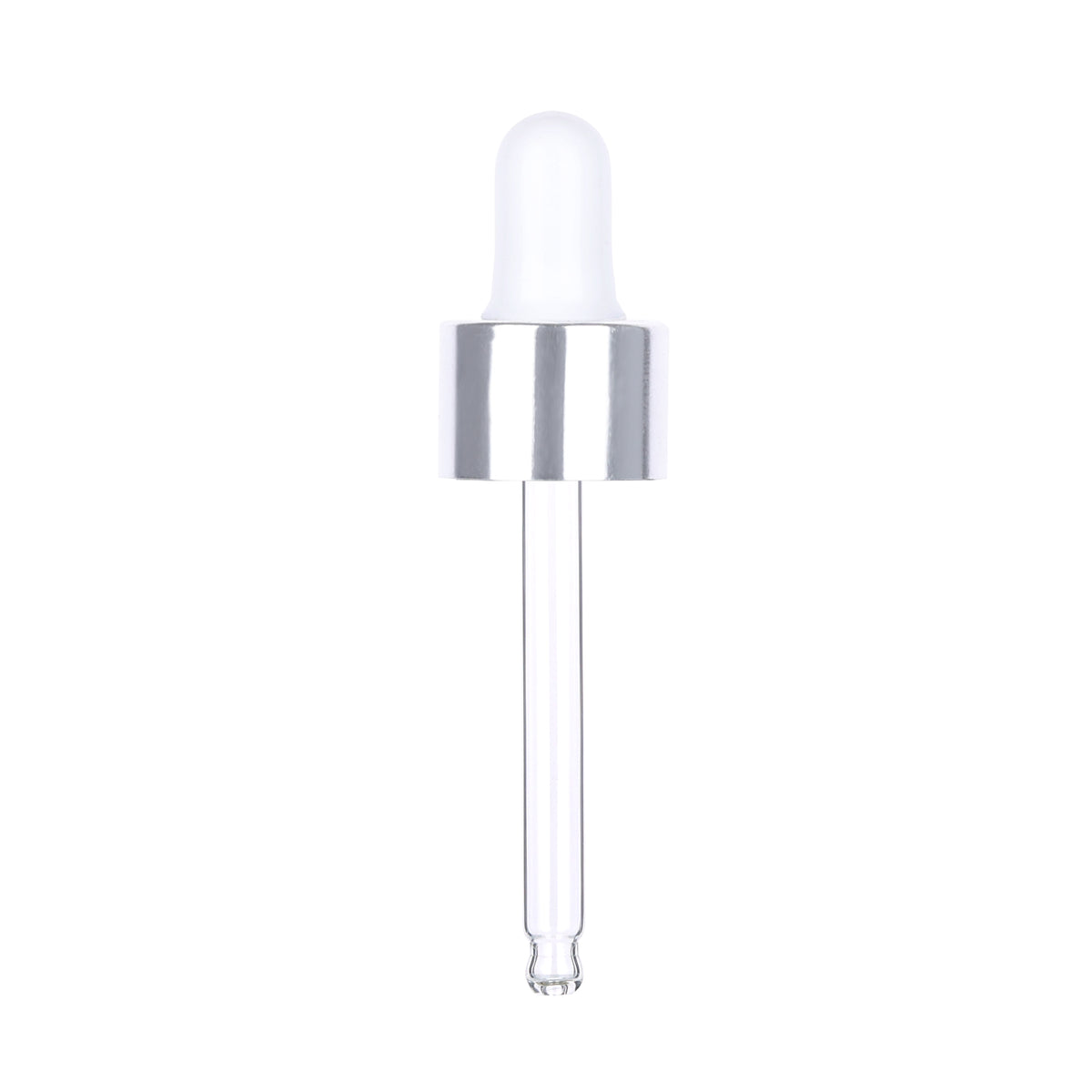 18mm silver sleeve with white teet